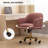Dinorah Velvet Office Swivel Chair Height Adjustable-1299849547