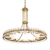 Clover 12-Light Crystal Pendant