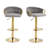 Christal Swivel Upholstered Adjustable Height Counter Stool-102527016