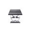 Ensemble de table de style contemporain 3 pièces 1 table basse 2 tables de bout en acier inoxydable à finition tréteaux-756092428
