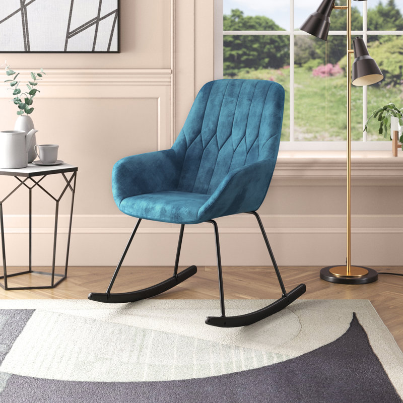 Saroyan Rocking Chair, Blue