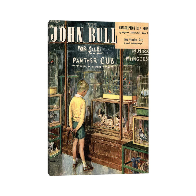 1948 John Bull Magazine Cover by The Advertising Archives - Gallery-Wrapped Canvas Giclée on Canvas, Canvas