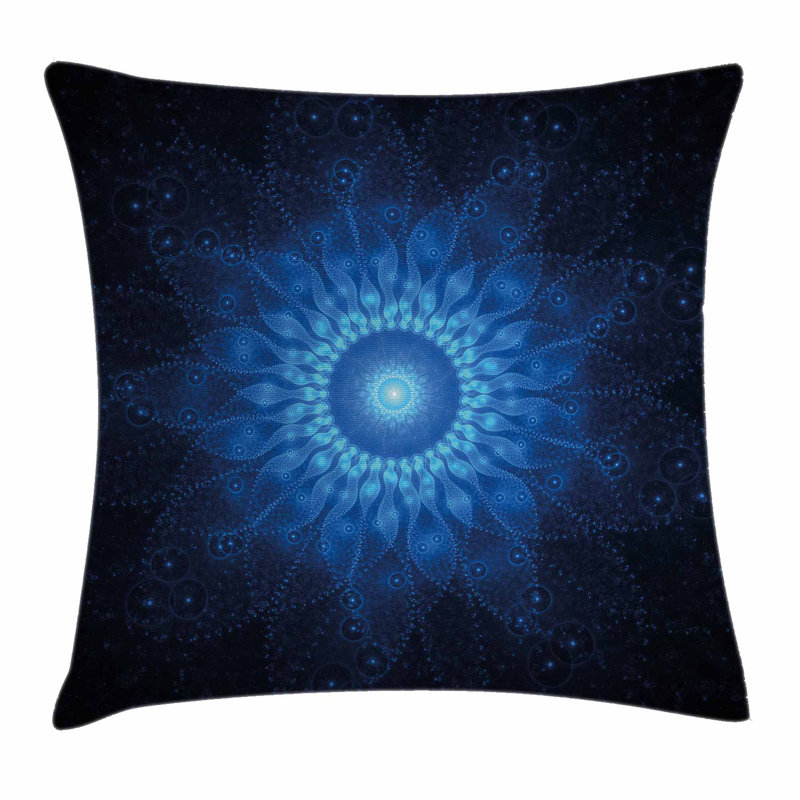 Space Artwork Square Pillow Cover, 16" x 16"