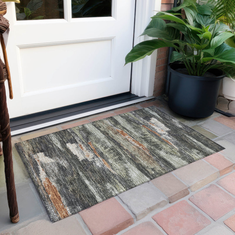 Tapis Aleighna avec envers antidérapant, Rectangle 1 pi 8 po x 2 pi 6 po