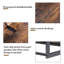 Adleigh L-Shaped Metal Base Computer Desk