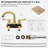 Centerset 2-handle Bathroom Faucet with Drain Assembly-48895513
