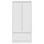 Cabinet With Drawer 55.5X34x119.5 Cm Engineered Wood-1786643905
