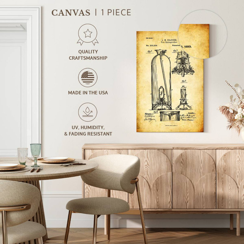 Fire Extinguisher 1880 Kynaat, 30" H x 20" W