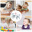 Ensemble de table et de chaises réglables en hauteur pour enfants - Tableau blanc multi-activités avec motif graffiti - Pieds antidérapants - Idéal pour jouer, bricoler et manger - Gris pâle, format standard américain-2041807839