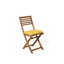 Nostrand 2 - Person Acacia Solid Wood Patio Dining Set Square Table with Cushions Included-463504332