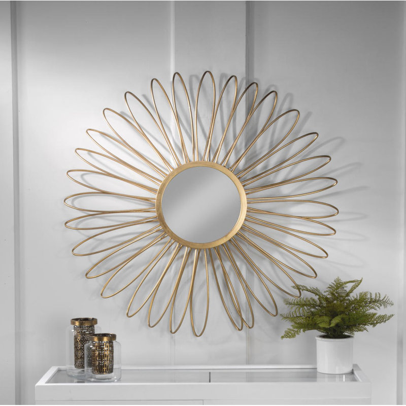 Metal Flat Wall Mirror