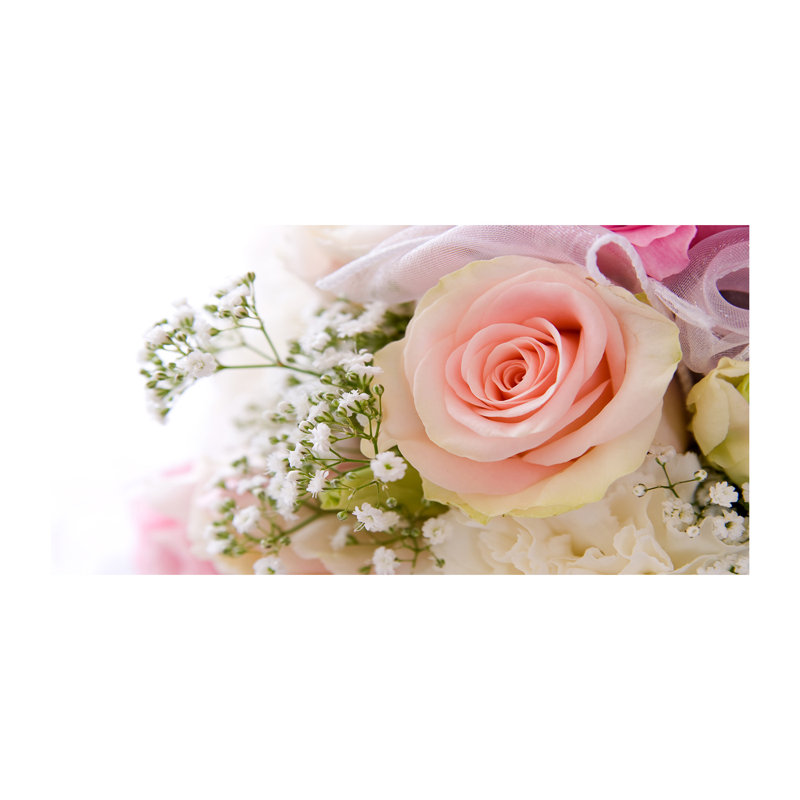 Bouquet Of Flowers - Wrapped Canvas Print