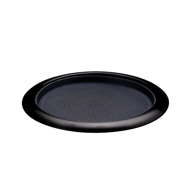 Stainless Steel Removable Insert Serving Tray, Black