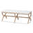 Modern Bohemian Accent Bench