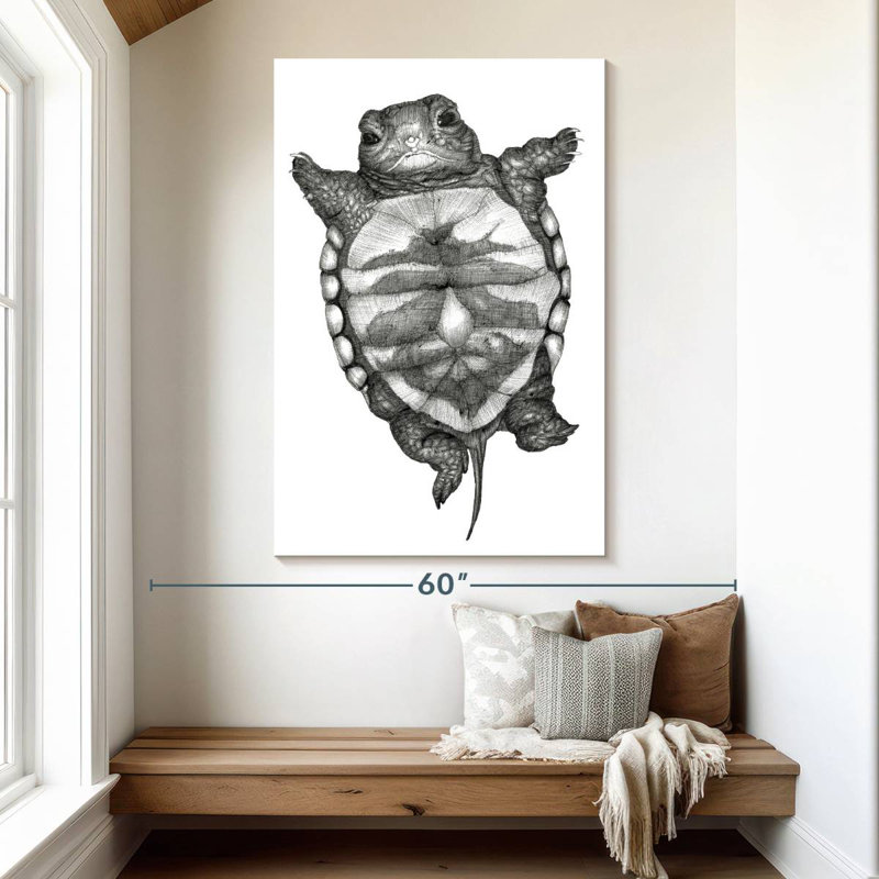 Petite tortue Brampt, H 51 po x l 34 po