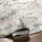 Abstract Machine Made Power Loomed Polyester Area Rug in Olive/Aqua/Beige-957728960