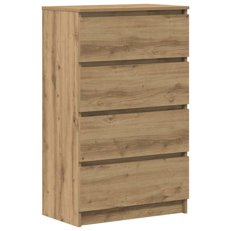 Hardcastle Sideboard 60x35x98.5 cm Engineered Wood, Artisan Oak
