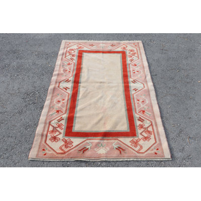 Tapis décoratif antique rose et turc Anatolian idéal pour les chambres à coucher et les décorations de cuisine