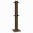 Walnut Engineered Wood Coat Rack