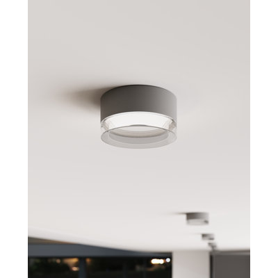 Plafonnier extérieur à DEL intégré 1 lumière à intensité variable 3000K 5 "Reals