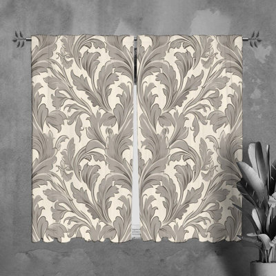 Paire de rideaux obscurcissant en polyester Mikaal