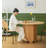 Japanese-style Creative Solid Wood Round Dining Table-202198854