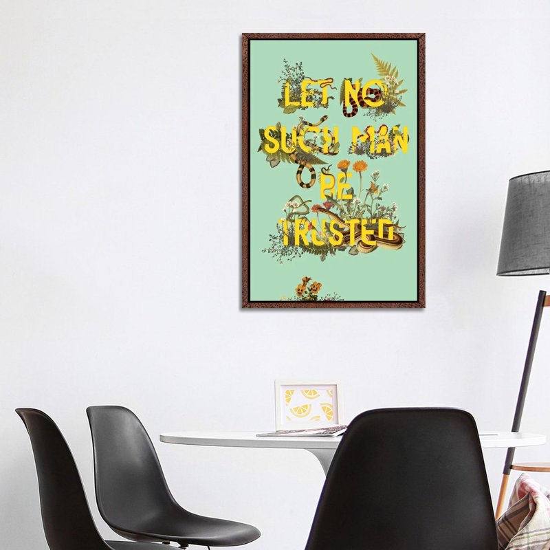 Let No Such Man by Heather Landis - Print on Canvas, 101.6 cm H x 66.04 cm W, Classic Brown Wood Framed