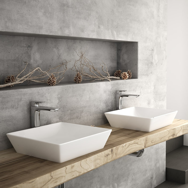 Fly 16.9'' L Bathroom Sink