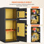 Grand coffre-fort numérique à double porte de 6,0 pieds cubes - Coffre-fort à pièces avec code caché, sac ignifuge et imperméable pour la maison, le bureau ou l'hôtel