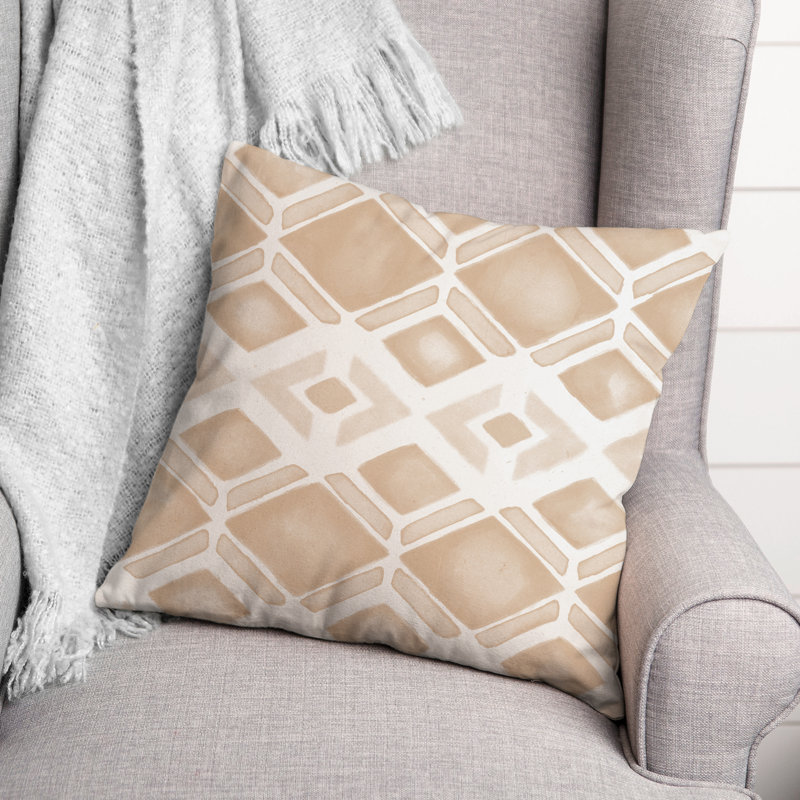  Coussin décoratif intérieur / extérieur, Brun clair