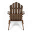 Chaise Adirondack d'extérieur en bois