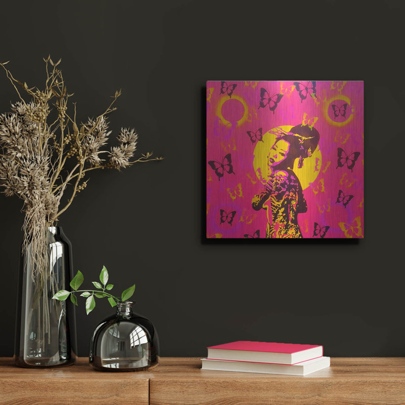 "Planète Asie" par Abstract Graffiti, H 12 po x l 12 po