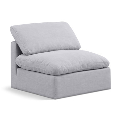 Musheerah Indulge Upholstered Modular Armless Chair