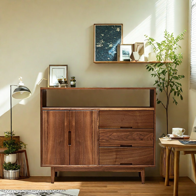 Simple Dining Room Accent Cabinets