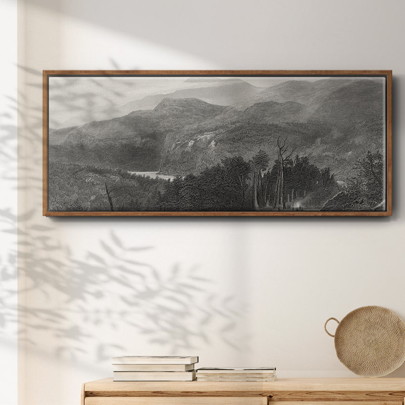 The Smoky Mountains - Toile encadrée, H 24 po x l 60 po