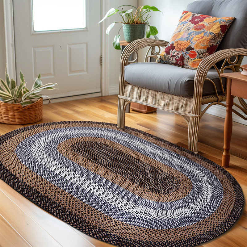 Enika Indoor Rug, Oval 3' x 5'