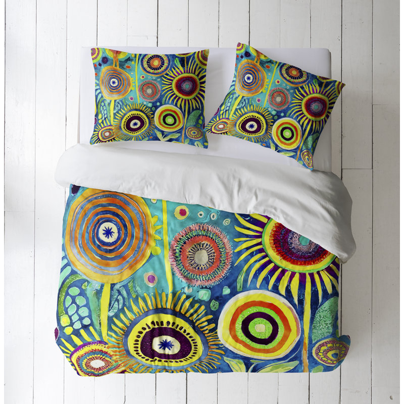 Abstract Duvet Cover, King Duvet Cover + 2 King Shams