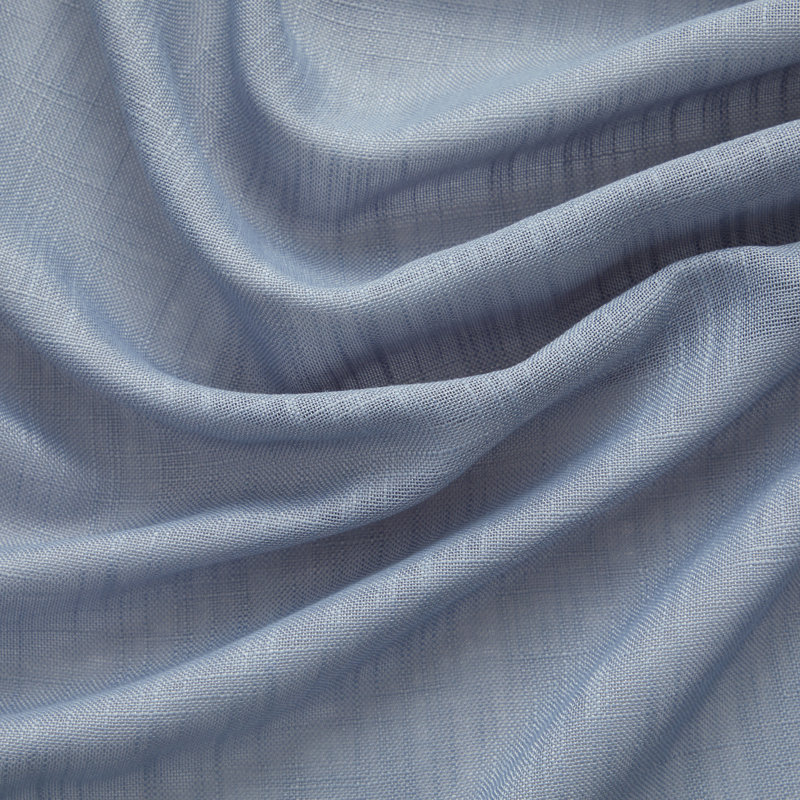 Aleksander Tailored Cafe Curtain, 54" W x 45" L, Dusty Blue