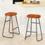 Minimalist and Durable Set of 2 Versatile Bar Stools for Diverse Spaces