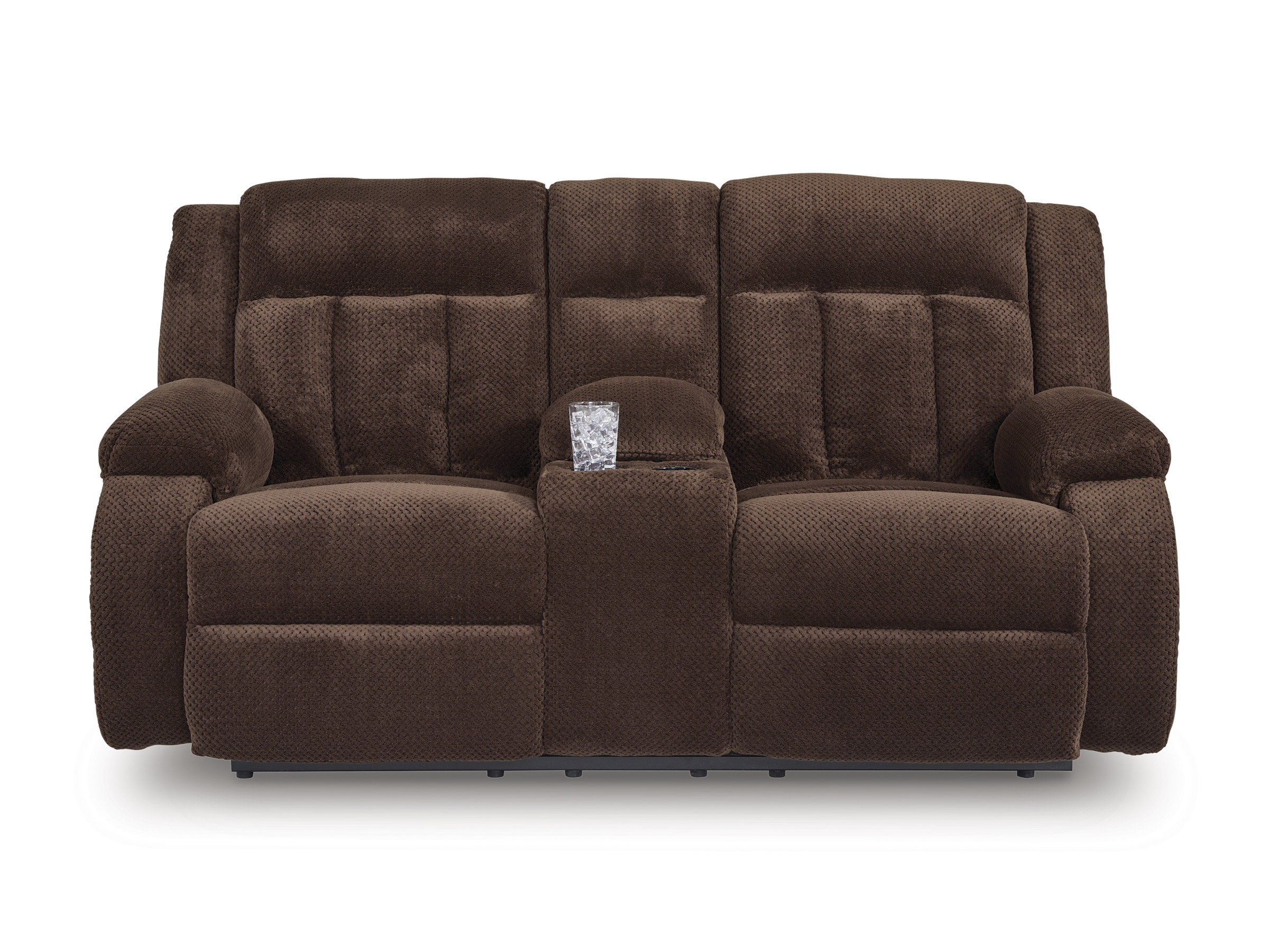 Ebern Designs Valente Power Reclining Loveseat With Console | Wayfair