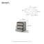 3 Drawer Bedside Table-621046319