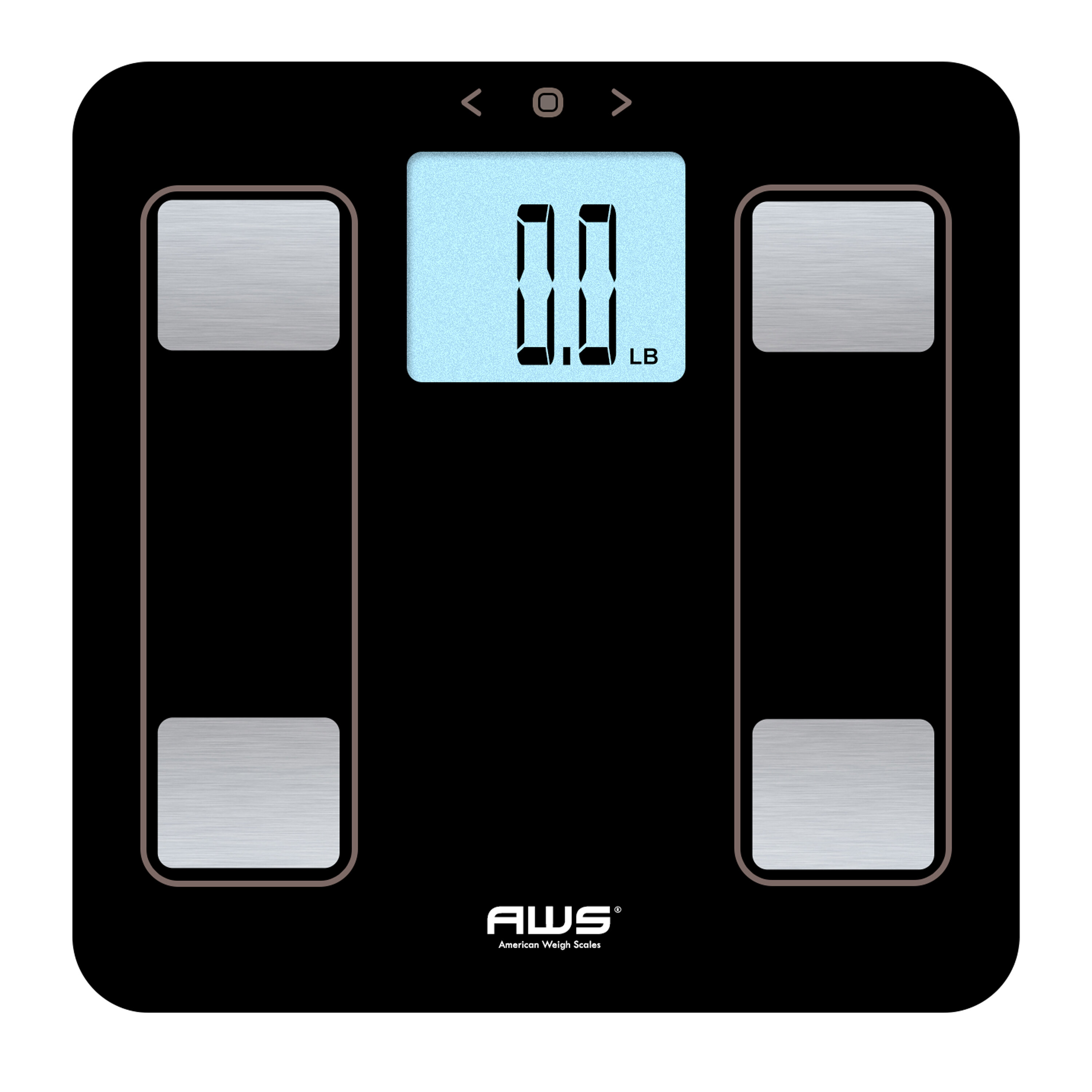 American Weigh Scales Digital Glass Bathroom Scale