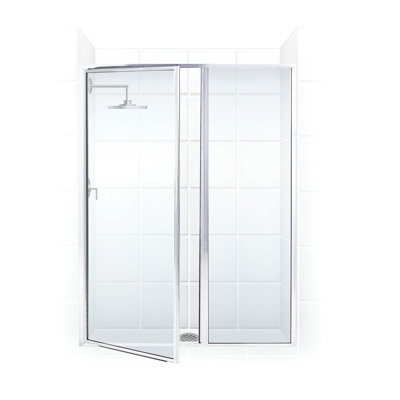 Legend Series Framed - W x 69'' H Hinged Door Framed Shower Door with
