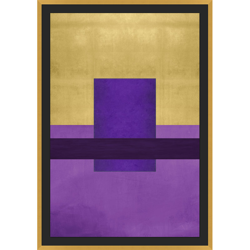 «Amethyst Tones» par Lillian August - Cadre photo unique, impression