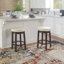 Baylis Swivel Upholstered Stool with Solid Wood Frame-19293859-44944665