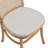 Paragon Industry Chic Upholstered Natural Cane Ash Wood Dining Chair in Oatmeal-72063831