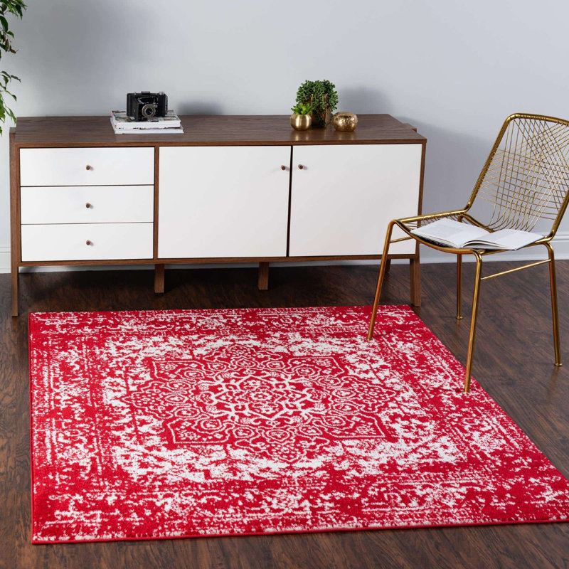 Endesha Oriental Indoor Rug, Square 7'10"