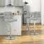 color Height Adjustable Modern Faux Leather Swivel Bar Stools-445188212