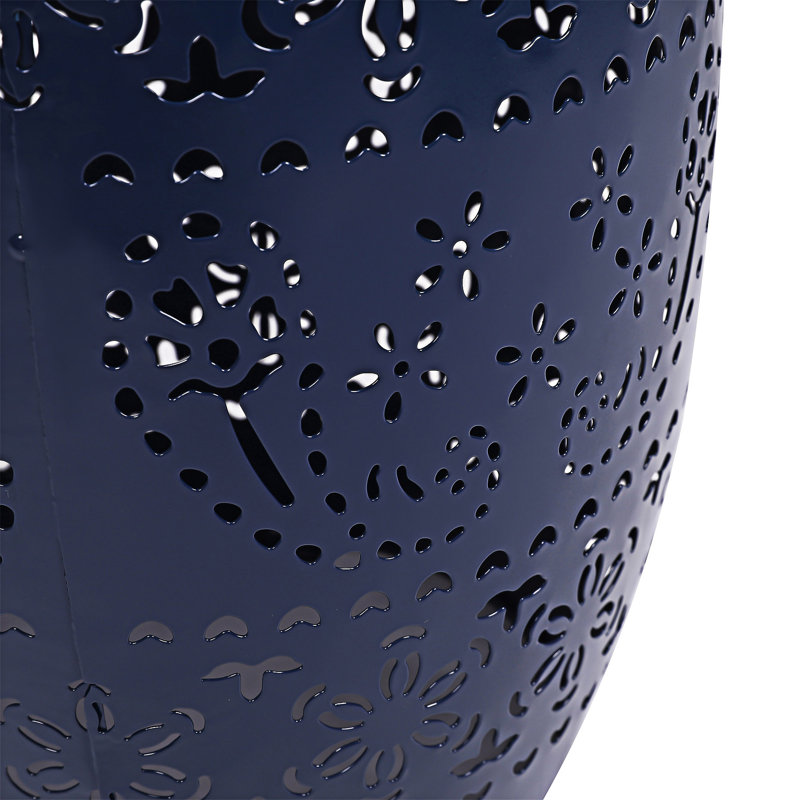 Table d'appoint d'extérieur, Bleu très foncé