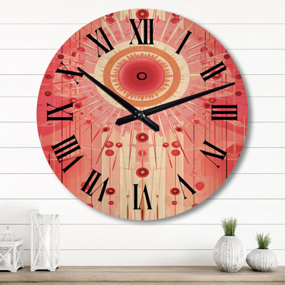 Horloge murale visionnaire géométrique Awakening of Consciousness IV